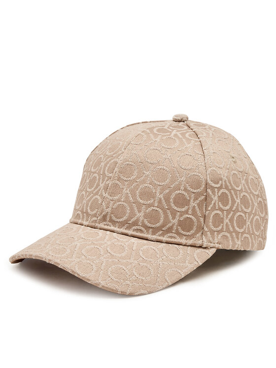 Calvin Klein Calvin Klein Kšiltovka Monogram Jacquard K60K612032 Béžová