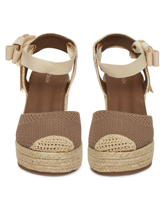 DeeZee DeeZee Espadryle WS2509-001 Beżowy