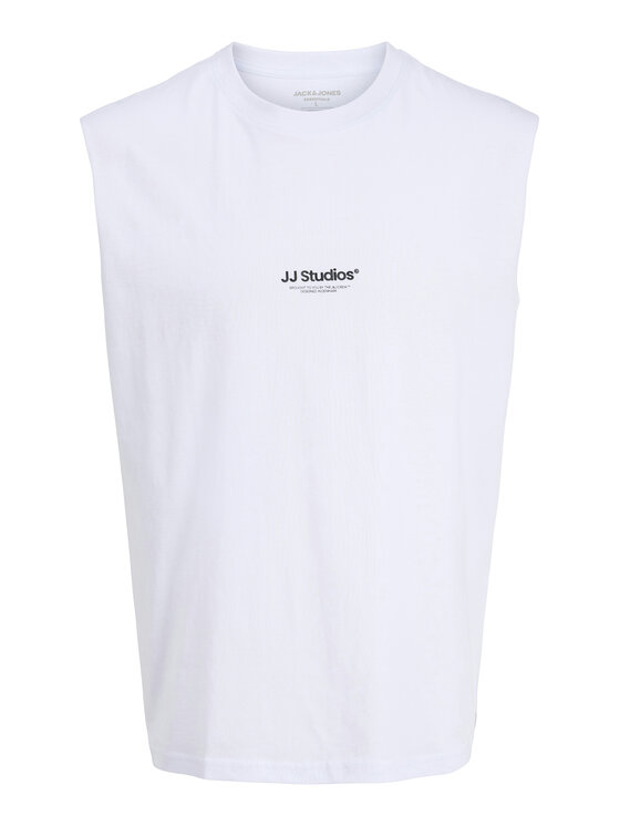Jack & Jones Jack & Jones Trikó Soho 12288001 Fehér Relaxed Fit