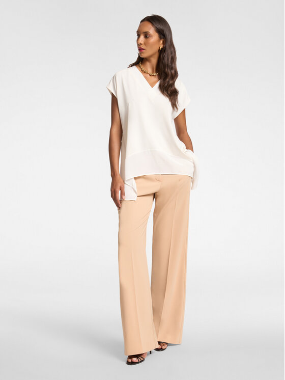 Elena Mirò Elena Mirò T-shirt G355Z000570N011 Bianco A-Line Fit