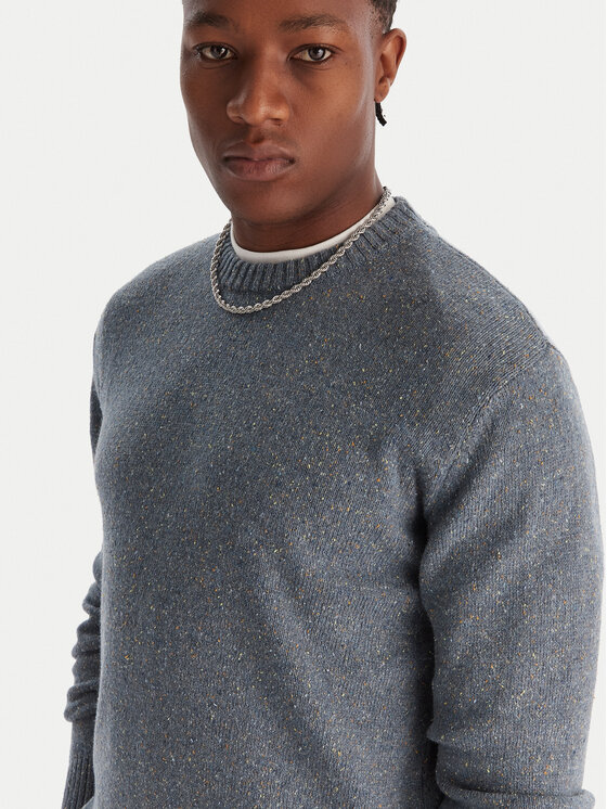 Quiksilver Quiksilver Πουλόβερ Slow Song Neppy EQYSW03325 Μπλε Regular Fit