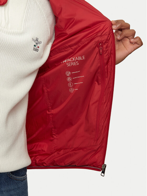 Tommy Hilfiger Tommy Hilfiger Vestă MW0MW18762 Roșu Regular Fit