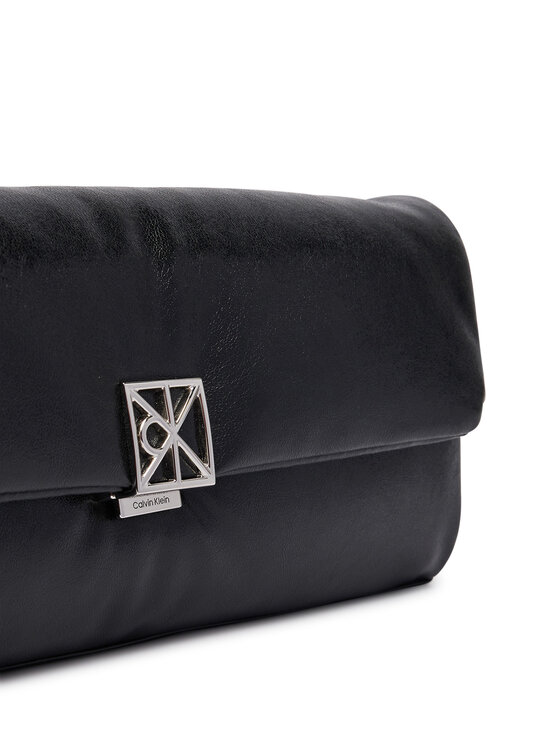 Calvin Klein Calvin Klein Geantă Emblem Hw Padded Clutch LV04F1240G Negru