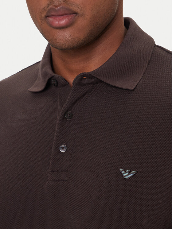 Emporio Armani Underwear Emporio Armani Underwear Polo majica EM002200 AF14982 U6031 Rjava Regular Fit