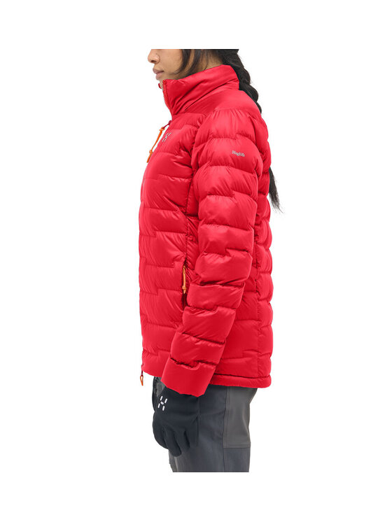 Haglöfs Haglöfs Kurtka puchowa ROC Flash Down Jacket Women Czerwony Regular Fit