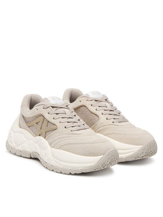 Armani Exchange Armani Exchange Sneakersy XW003072 AF27081 MZ991 Beżowy jasny