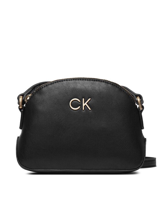 Geantă Calvin Klein Re-Lock Seasonal Crossbody Sm K60K611445 Negru