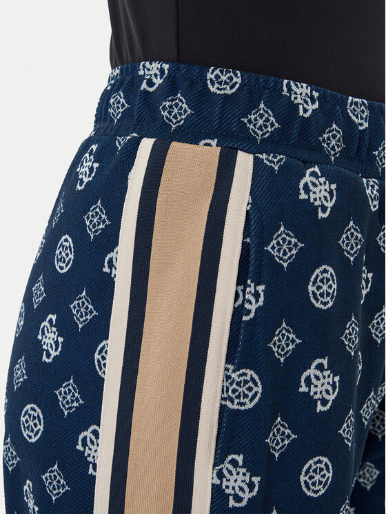 Guess Guess Melegítő alsó V5YB10 K0282 Sötétkék Relaxed Fit