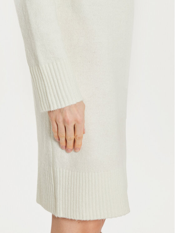 Brave Soul Brave Soul Трикотажна сукня LKD-230MINGLYB Écru Regular Fit