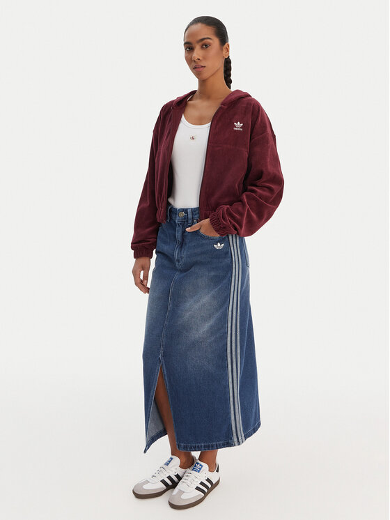 adidas adidas Μπλούζα Essentials Chenile KE1119 Μπορντό Loose Fit