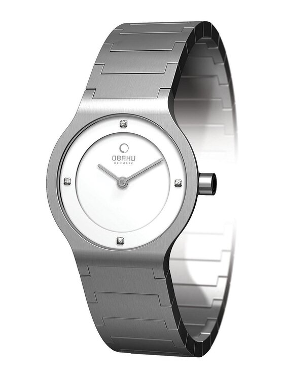 Obaku Obaku Zegarek V133SCISC Srebrny