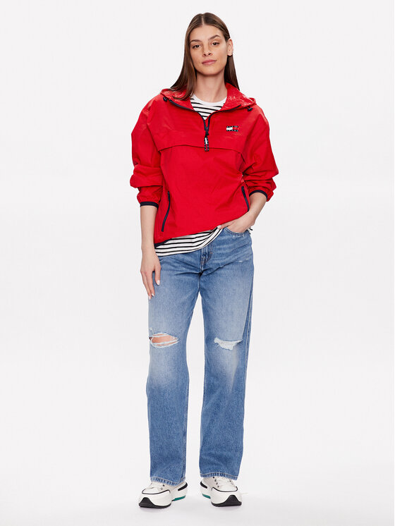Tommy Jeans Tommy Jeans Anorak jakna Chicago DW0DW15333 Crvena Regular Fit