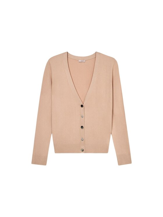Oltre Oltre Cardigan M286J005020N002 Rosa Slim Fit