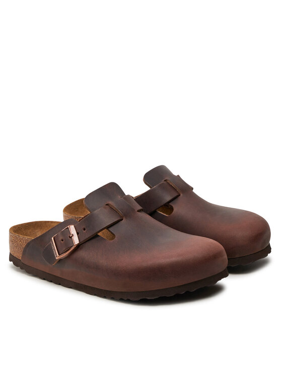 Birkenstock Birkenstock Klapki Boston SFB 159713 Brązowy