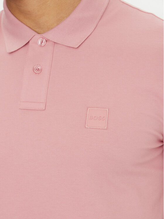 BOSS BOSS Polo Passenger 50507803 Różowy Slim Fit
