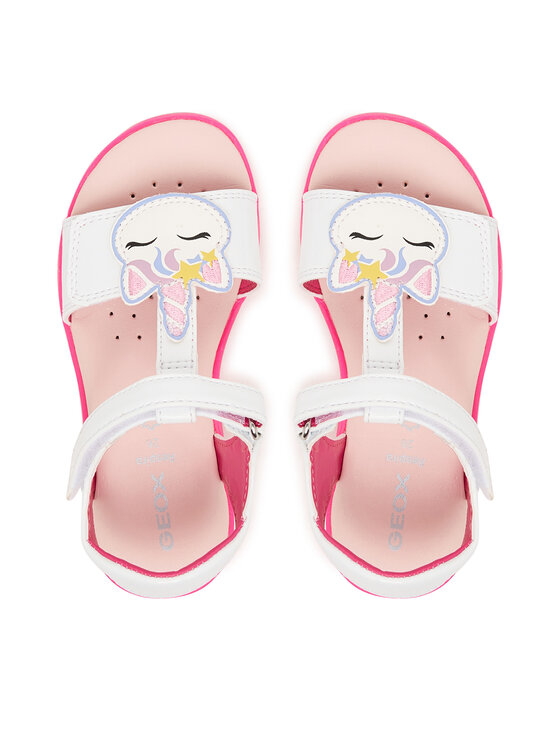 Geox Geox Szandál J Sandal Joyfoot Gir J65P1C 000HH C1441 M Fehér