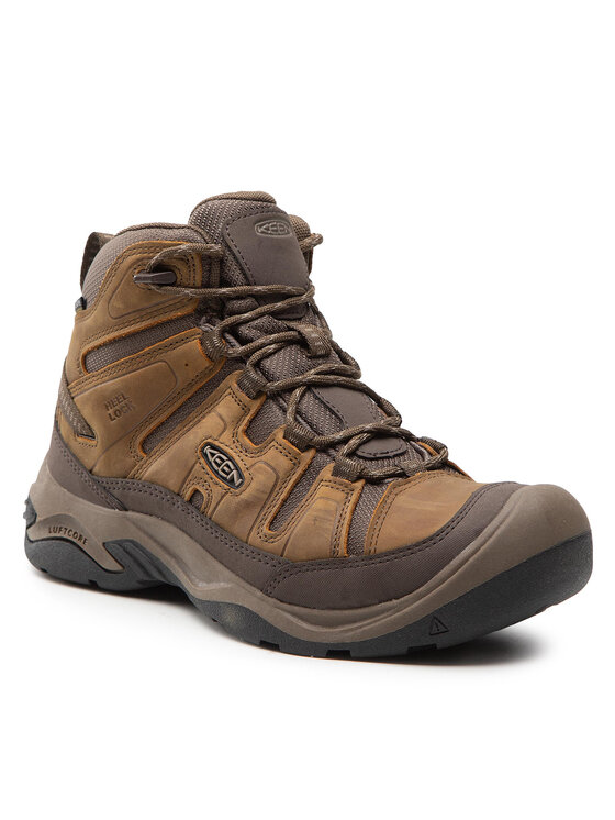 Keen Keen Trekking čevlji Circadia Mid Wp 1026769 Rjava