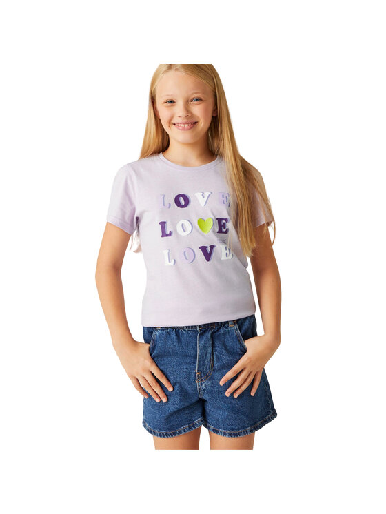 Regatta Regatta T-Shirt Bosley VII Fioletowy Short Fit
