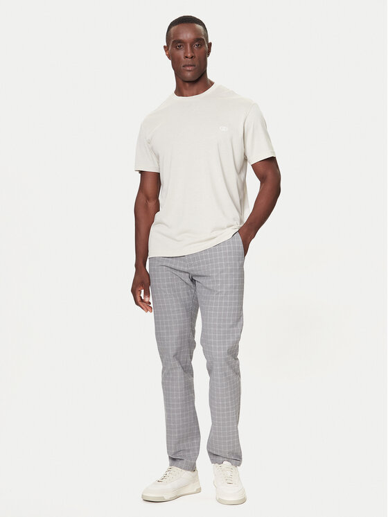 BOSS BOSS Chino kalhoty 50547722 Šedá Slim Fit