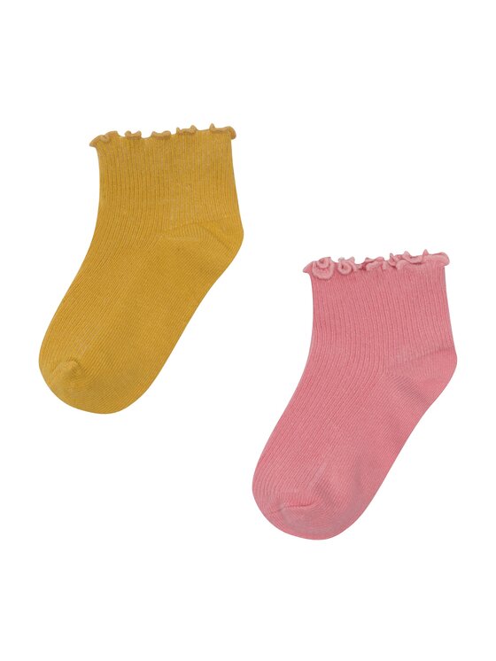 Nelli Blu Nelli Blu 2er-Set niedrige Kindersocken 7KB-003-SS23 Rosa
