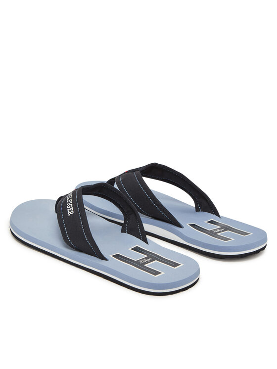 Tommy Hilfiger Tommy Hilfiger В'єтнамки Hilfiger H Padded Beach Sandal FM0FM05536 Cиній