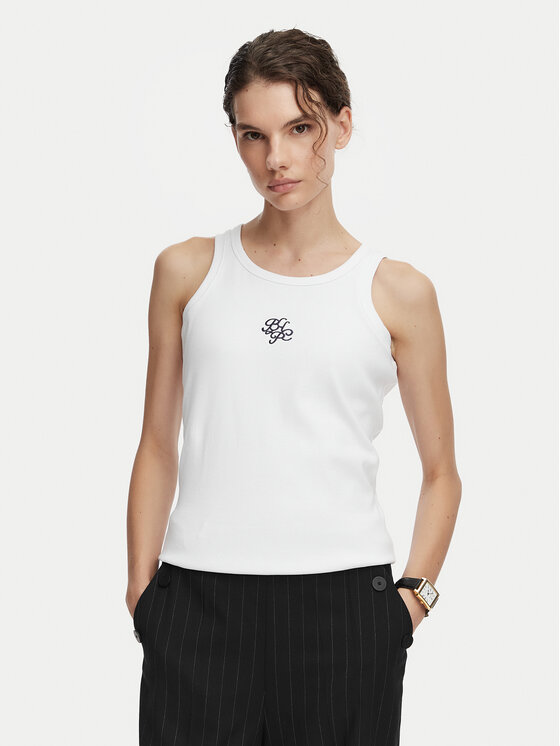 Beverly Hills Polo Club Top P-SS26W-TK550000 Alb Regular Fit