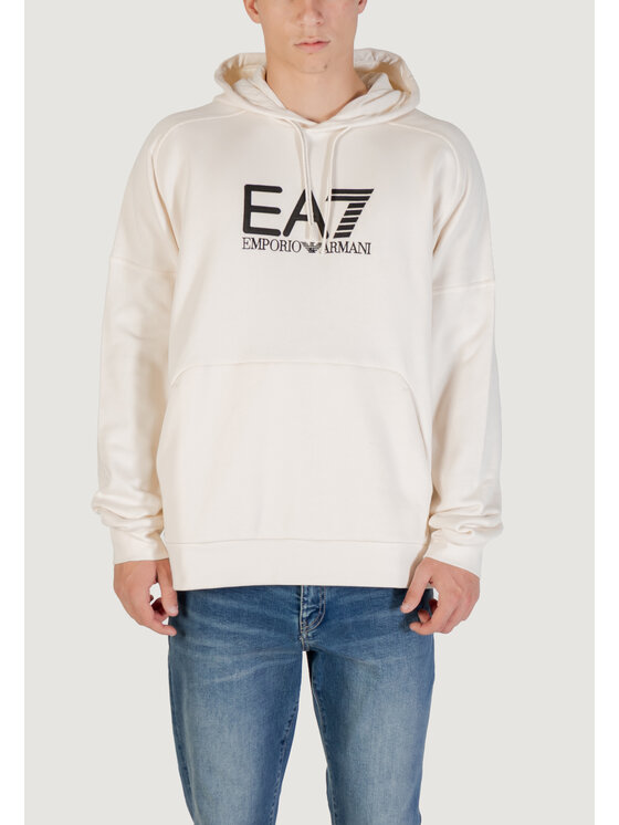 EA7 Emporio Armani EA7 Emporio Armani Bluza 7M000909 AF10377 Biały Casual Fit