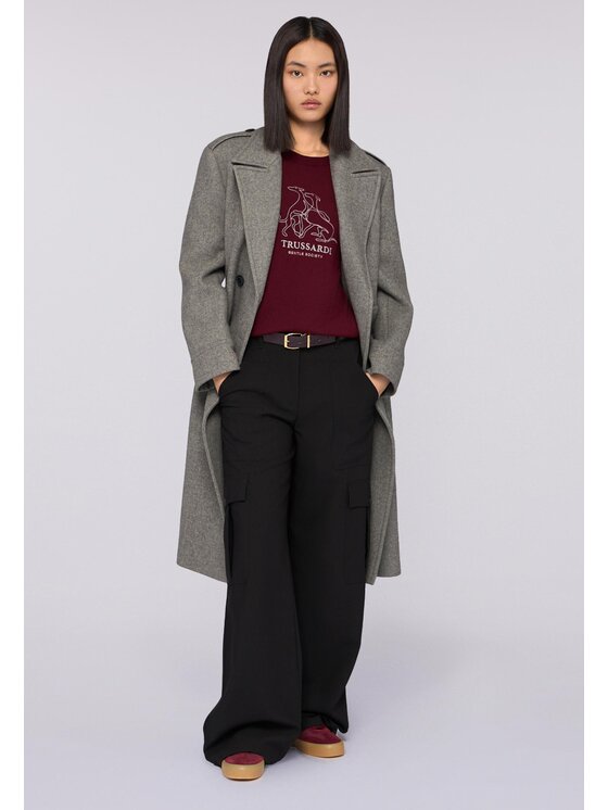 Trussardi Trussardi Cappotto 8917A000319N0S3 Grigio Regular Fit