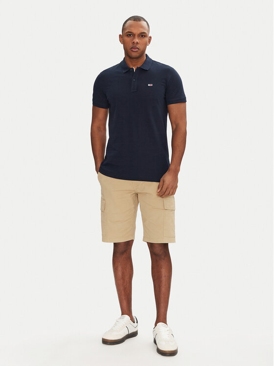 Tommy Jeans Tommy Jeans Pólóing DM0DM20676 Sötétkék Slim Fit