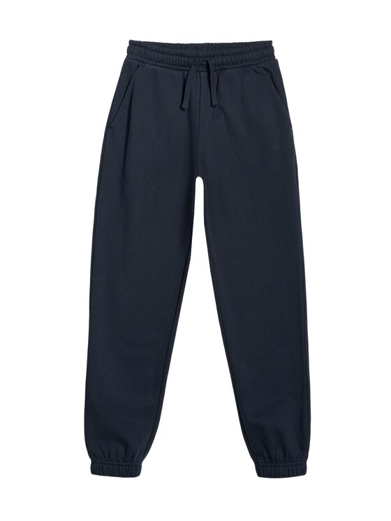 4F 4F Spodnie dresowe BASIC+ Granatowy Oversize