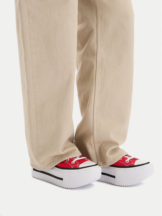 Converse Converse Teniși Chuck Taylor All Star Lift Double Stack A15542C Roșu
