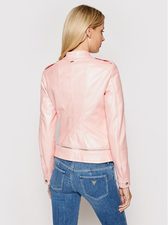 Guess Bunda Z Imitacie Koze New Tammy W1gl17 Wdtz0 Ruzova Regular Fit Modivo Sk