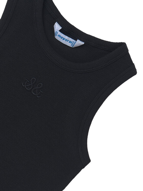 Mayoral Mayoral Top 6032 Črna Slim Fit
