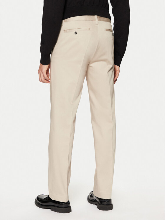 AMI PARIS AMI PARIS Chinos kelnes HTR005.CO0009 Smėlio Regular Fit