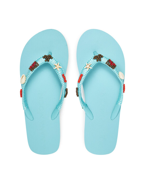 Flip flop Banana Moon Femei, Mărimea: 38_39, Turcoaz, Luceros Tahuata JSR24