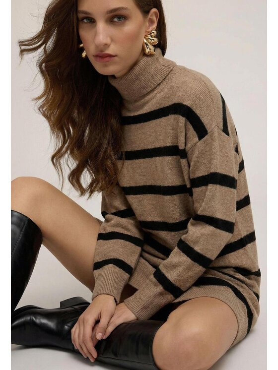 Motivi Motivi Abito da cocktail 7619W001531N0Z3 Crema Regular Fit