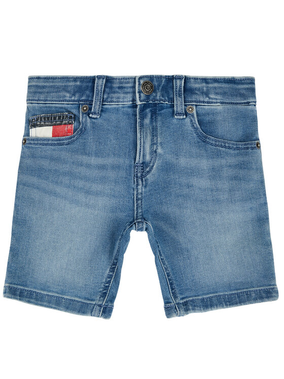Tommy Hilfiger Tommy Hilfiger Pantaloncini di jeans Steve Oclbst KB0KB05757 M Blu scuro Slim Fit