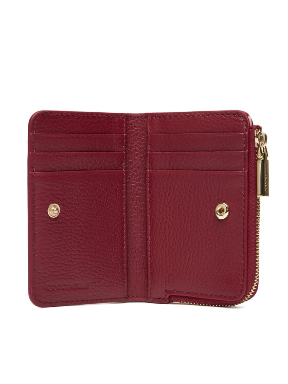 Coccinelle Coccinelle Majhna ženska denarnica MW5 Metallic Soft E2 MW5 17 01 01 Bordo rdeča