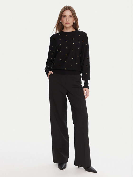 LOLA CASADEMUNT LOLA CASADEMUNT Megztinis MF2511023 Juoda Oversize