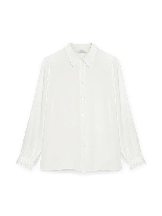 Fiorella Rubino Fiorella Rubino Camicia 5037T001263N011 Bianco Regular Fit
