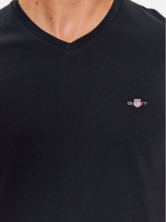 Gant Gant T-Shirt Shield 2003186 Μαύρο Slim Fit
