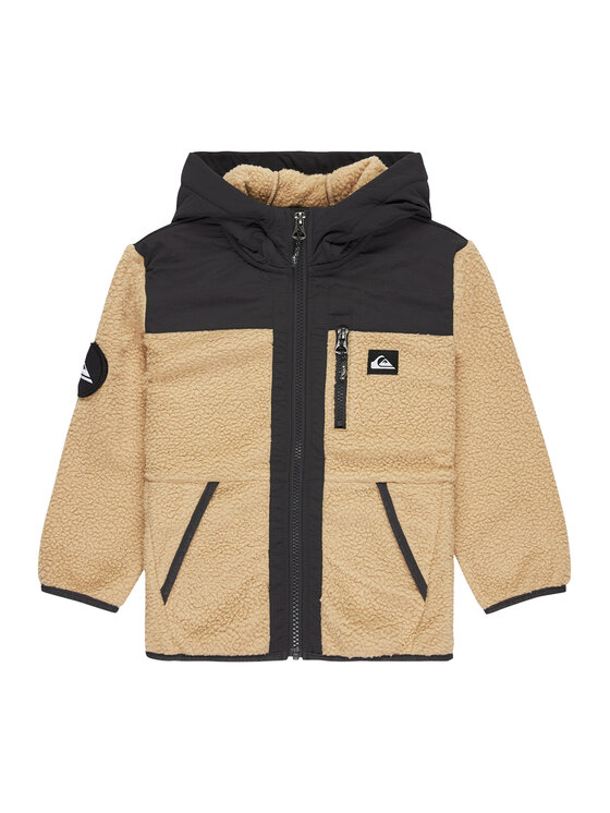 Quiksilver Quiksilver Μπουφάν μεταβατικό Back To S School EQKPF03012 Μπεζ Relaxed Fit