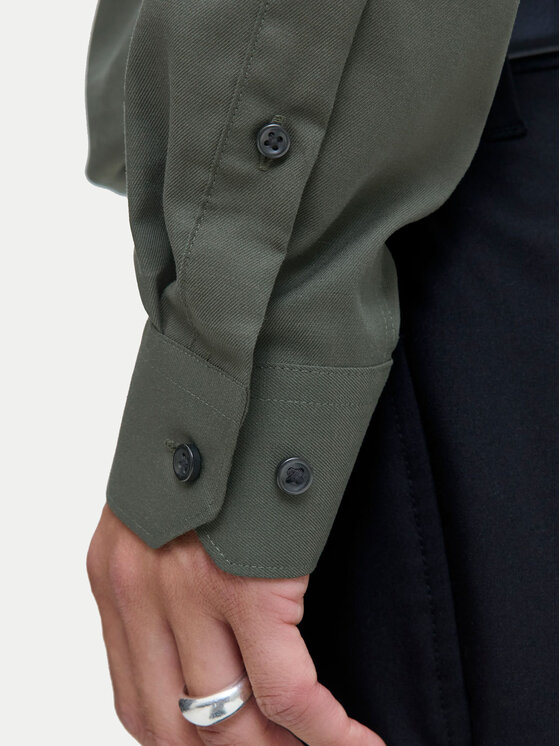 Jack & Jones Jack & Jones Hemd Parker 12227385 Grün Slim Fit