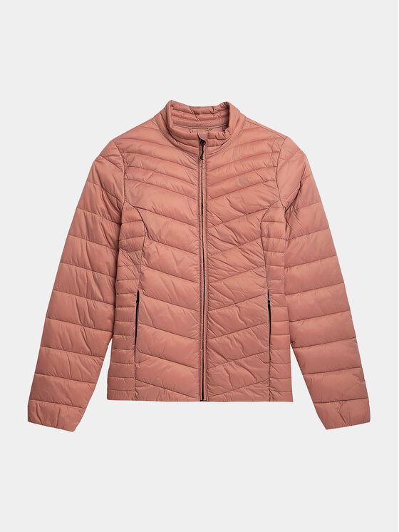 4F 4F Kevad-sügis jope 4FAW23TDJAF224 Korallivärviline Slim Fit