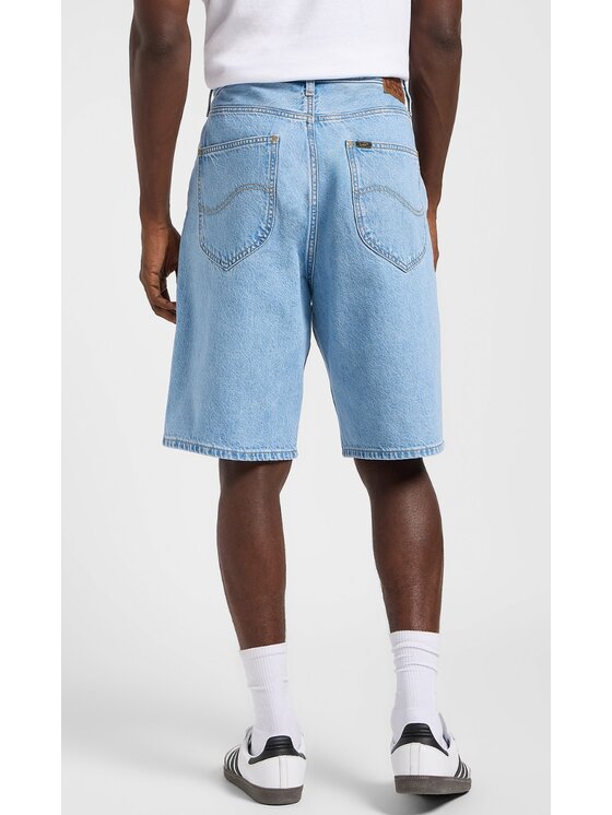 Lee Lee Szorty jeansowe Asher Short Niebieski Basic Fit