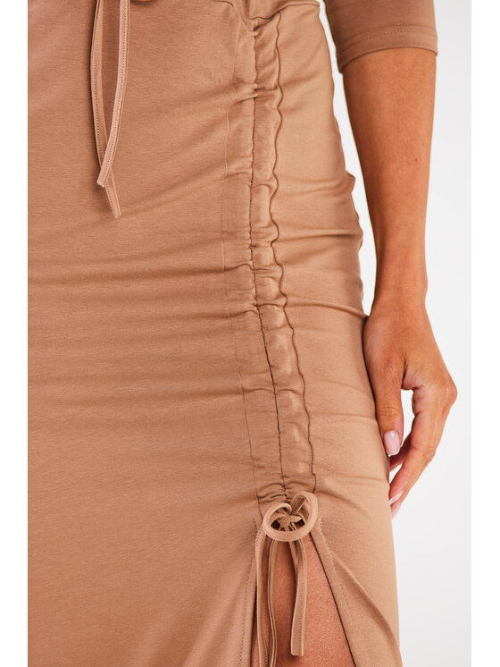 Infinite You Infinite You Spódnica M305 Beżowy Basic Fit