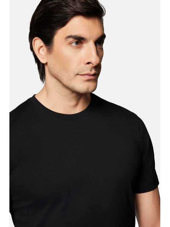 Lancerto Lancerto T-Shirt Kenneth TS073124000026 Czarny Regular Fit