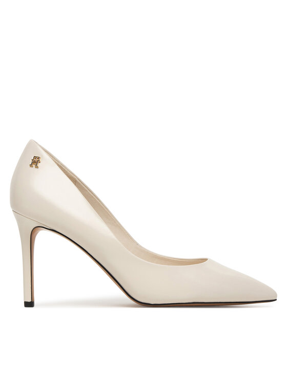 Tommy Hilfiger Tommy Hilfiger Aukštakulniai Essential Pointed Pump FW0FW09362 Écru