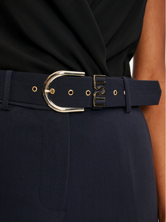 Rinascimento Rinascimento Pantaloni din material 1000769154241 Bleumarin Regular Fit