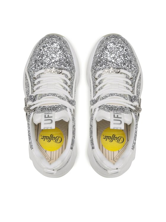 Buffalo Buffalo Сникърси Binary Glam Sneaker BN1630752 Сребрист